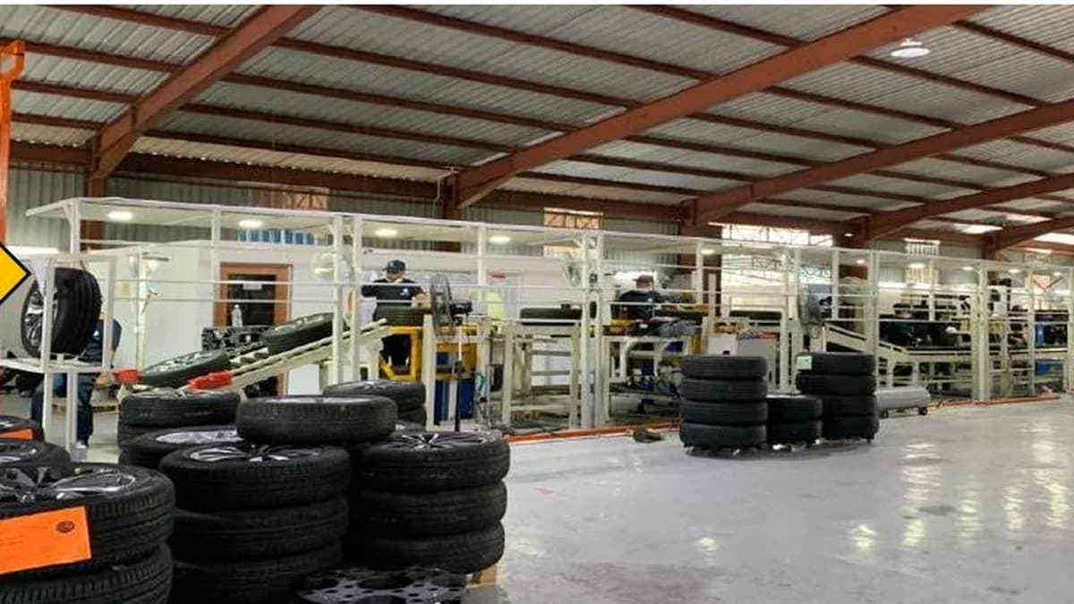 Automotive assembly line in a Malaysian manufacturing facility