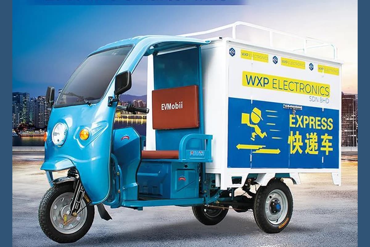 Warrior Courier Cart electric logistics tricycle