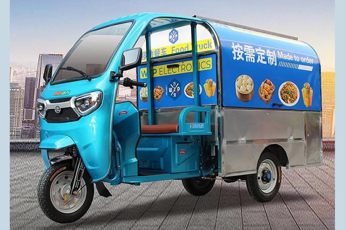 Warrior electric mobile food cart